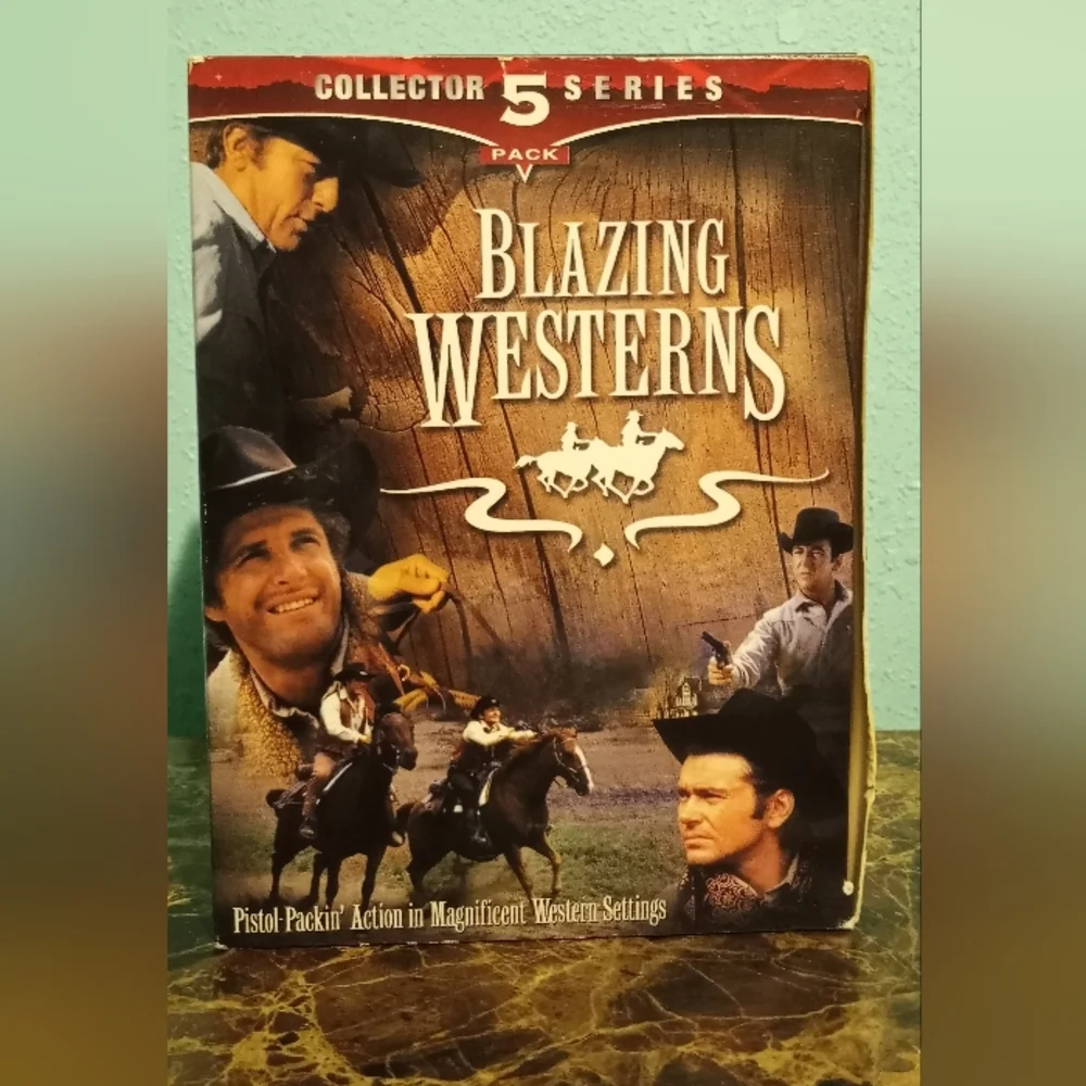 Blazing Westerns Collection 5 Series Pack VHS Tapes